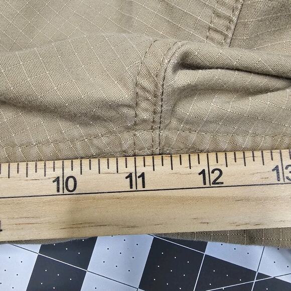 Carhartt Force Canvas Carpenter Shorts 36x11 Tan Ripstop Workwear Outdoors - Picture 13 of 13